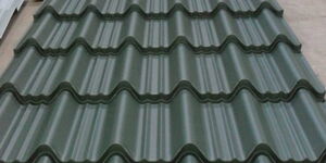 File photo of iron sheets in display
