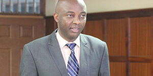 Murang'a Senator Irungu Kang'ata attends a court session on August 29, 2019