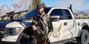 Isaac Sturgeon, an American deported from Kenya and arrested in the US over a riot on January 6, 2021.