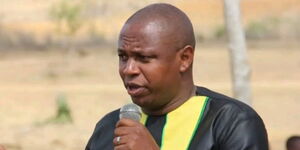 Richard Itambo campaigning at a past event.