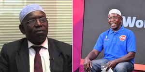 Photo collage of former KBC reporter Jack Oyoo Sylvester