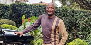 Comedian and media personality Felix Odiwour,  Jalang'o, poses for a photo in June 2020. 
