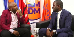 ODM Party Secretary-General Edwin Sifuna during an interview with Jalang'o on July 15,2021