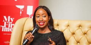 Celebrated Media Personality Janet Mbugua Moderating a Session