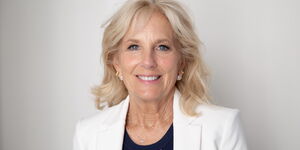 A file image of US First Lady Jill Biden