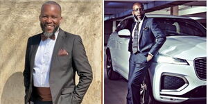 Photo collage of Spice FM Presenter Jimmy Gathu