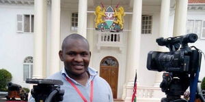 NTV journalist John Kibera Otanga at State House