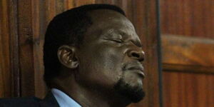 Sirisia MP john Waluke in court in June 2020