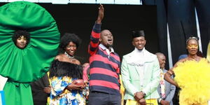 Nairobi governor Johnson Sakaja during the official launch of the 2022 Nairobi Festival 