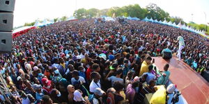A photo from the World Tourism Day concert at Mama Ngina Waterfront Park in Mombasa on September 27, 2020