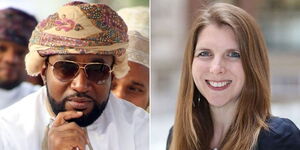A collage of Governor Hassan Joho and UK High Commissioner to Kenya Jane Marriott