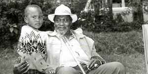 President Uhuru Kenyatta and Jomo Kenyatta 