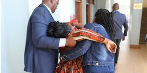 Josephat Mwenda's wife fainted 