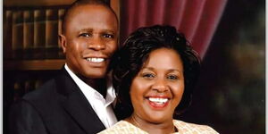 The late Bomet Governor Joyce Laboso and her husband Edwin Abonyo