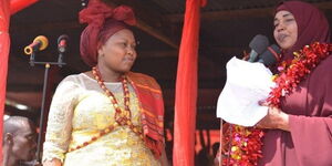 Jubilee Nominated Senators Milicent Omange and Iman Falhada Dekow
