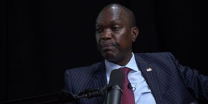 Jubilee party Secretary-General Jeremiah Kioni during an interview with Kenyans.co_.ke on Tuesday, January 24, 2023..jpg