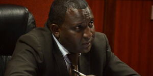 Justice Weldon Korir during a court appearance.