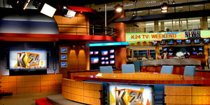 File image of K24 news studio.