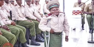 KBC Presenter Jane Theuri and other granduands during the Wednesday, October 26, 2022 ceremony.