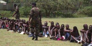 A past KDF recruitment drive