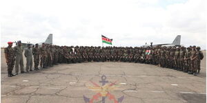 KDF troops in Congo.