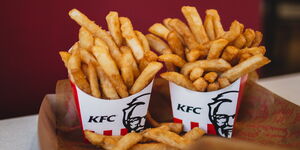 KFC Fries packed