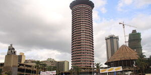 Kenyatta International Conference Center (KICC) building in Nairobi CBD.