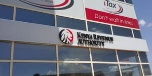 Kenya Revenue Authority signage on a building