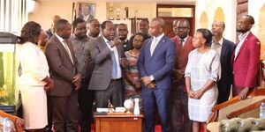 Kenya Union of Clinical Officers during a meeting with Vihiga Governor Wilbur Ottichilo on October 11, 2022