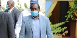 Wiper leader Kalonzo Musyoka at the SKM Command Centre in Karen, Nairobi on August 25, 2021