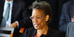 USA based political analyst, Karen Kenyatta Russell addresses a past conference. 
