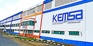Kenya Medical Supplies Authority (KEMSA) facility in Nairobi on May 10, 2023.