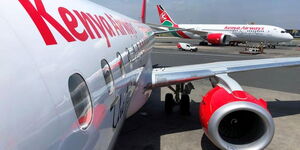 File image of a Kenya Airways plane