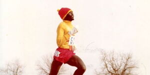 Kenyan athlete Richard Kaitany at a past championship.