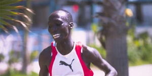 Kenyan athlete Sammy Kipketer during a past championship.