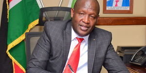 Kericho Governor Erick Mutai at his office on August 29, 2022