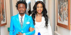 File photo of Musician Kevin Bahati with his wife Diana Marua 