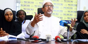 An image of Muslims for Human Rights (MUHURI) Chairman Khelef Khalifa