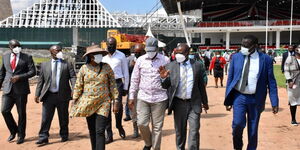 Principal Secretary Karanja Kibicho inspected Uhuru Gardens, on Saturday, December 11, 2021.