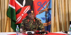 Chief of Defence Forces Lieutenant General Robert Kariuki Kibochi.