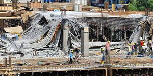 Kilimani Construction Accident That Happened on Thursday August 26