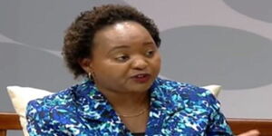 Kirinyaga Governor Anne Waiguru at Citizen TV studio during a past interview.
