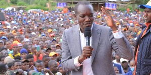 Kisii governor Simba Arati during a political event in Kisii in June 13, 2022