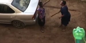 A Woman Assaulting A Househelp in Kisumu on Sunday October 24 
