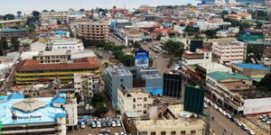 Aeriel View of Kisumu City