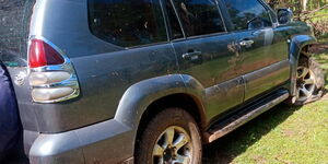 Former Konoin MP Julius Kones' car pictured after an accident on May 13, 2020 in Bomet