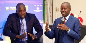Korir Sing'oei and CS Joe Mucheru