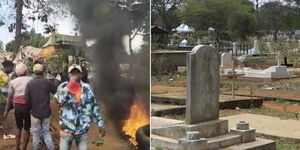Langata Cemetery Protest