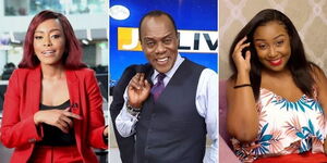 Left to Right: Sophia Wanuna (KTN News), Jeff Koinange (Citizen TV) and Betty Kyallo (former K24 TV anchor)