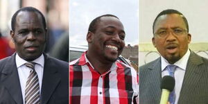Left to right: Pastors Gilbert Deya, Victor Kanyari and James Ng'ang'a